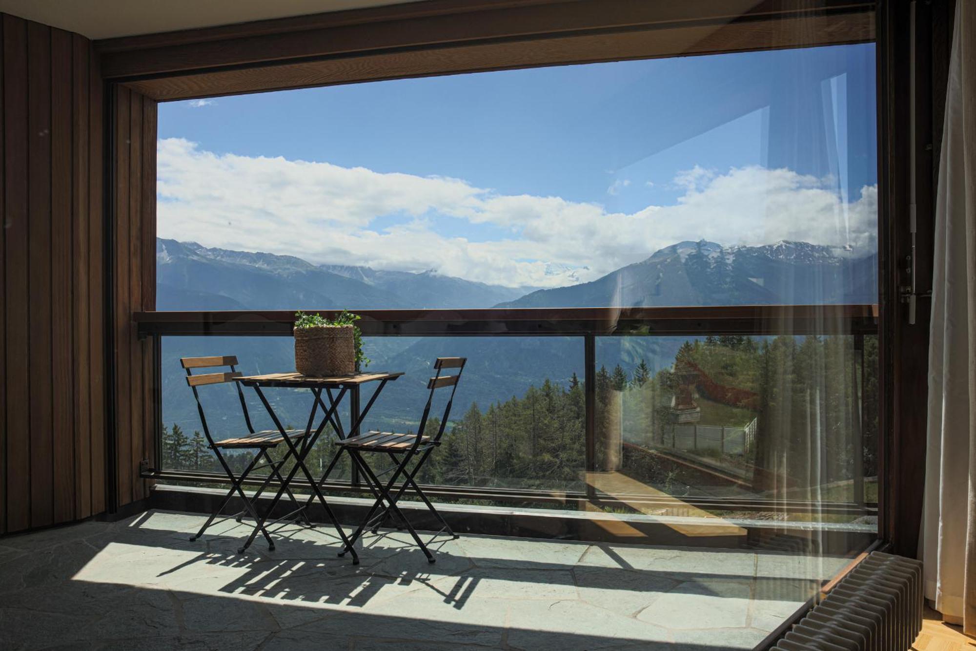 Mountain View Apartment With Parking & Fast Wifi Crans-Montana Eksteriør bilde